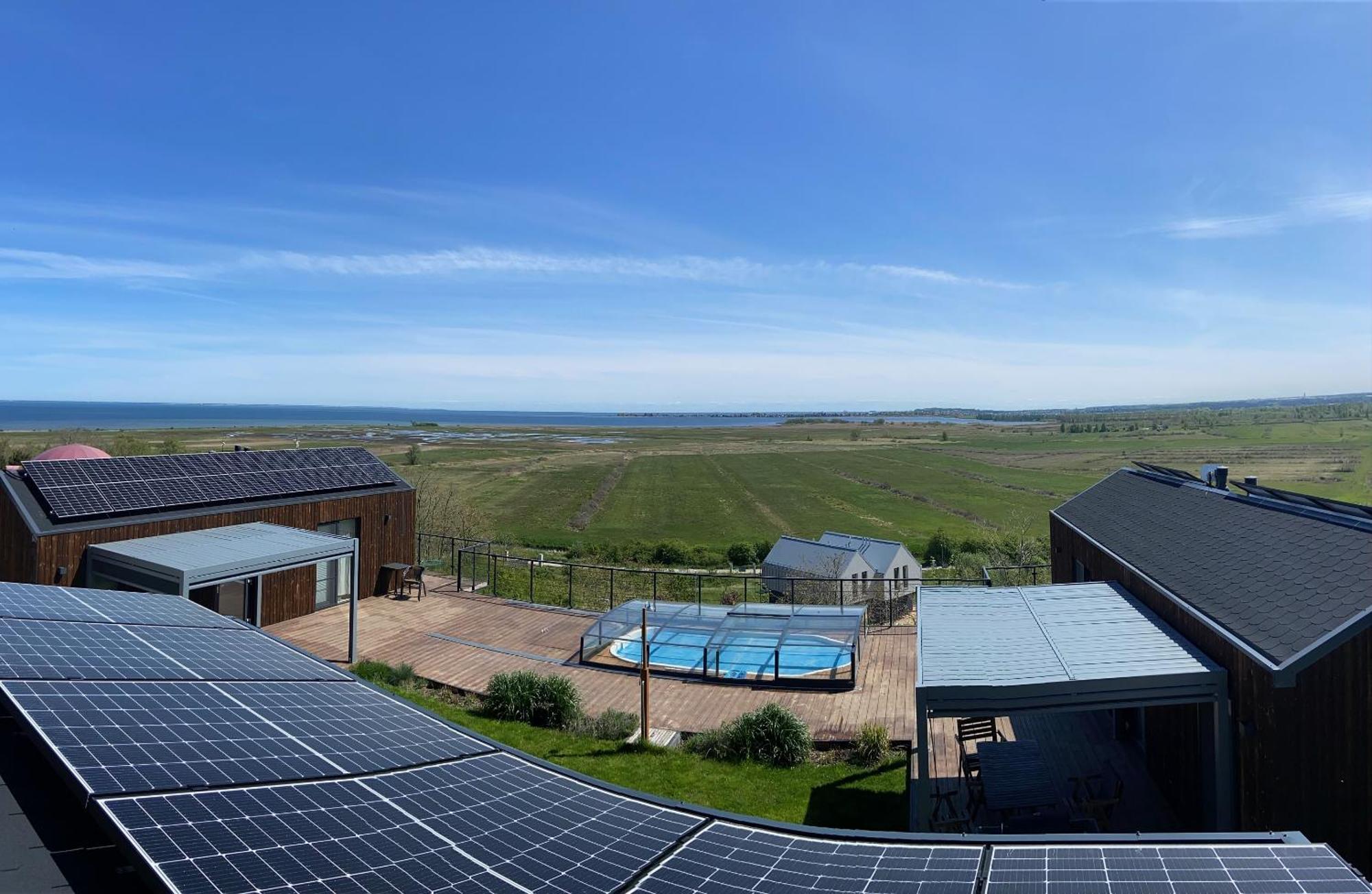 Nowe Domki Deluxe Z Widokiem Na Zatoke Z Basenem I Sauna Oslonino Exterior foto